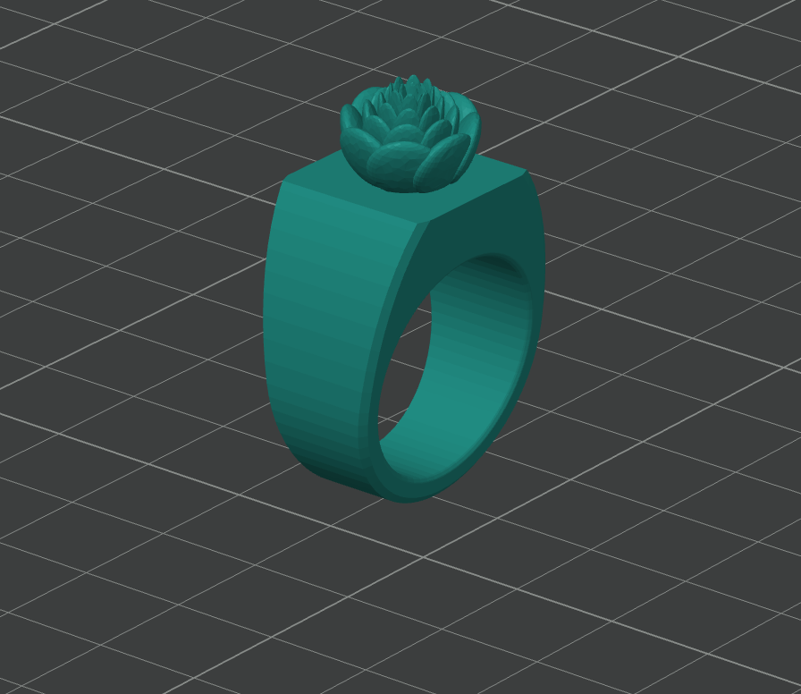 Beautiful flower ring