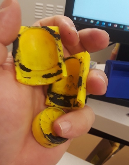 Pacman Ghost  clay mold — thumbnail 2