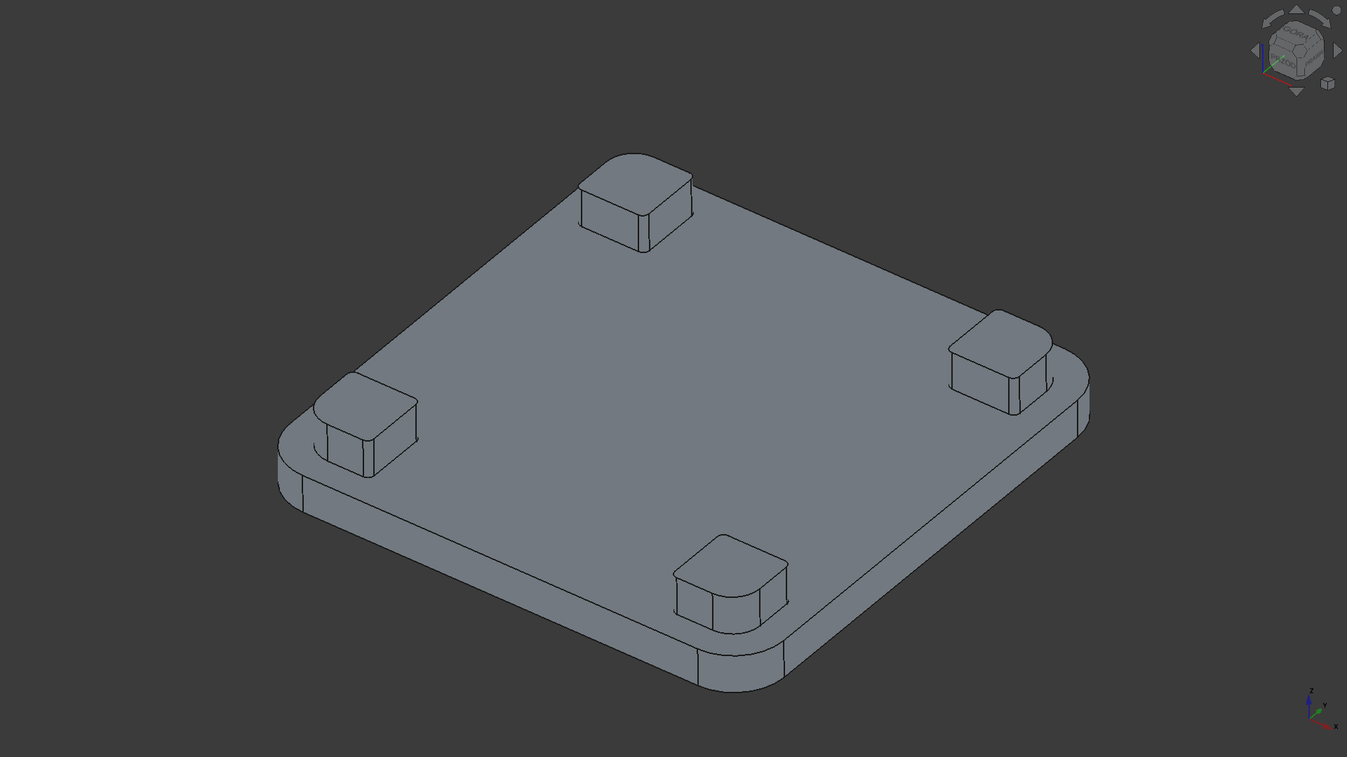 Profil 40x40 / 4040 / Covers / End caps ver. 2