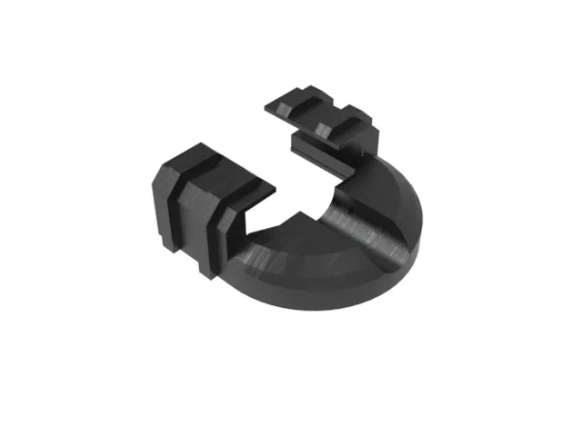 Heatbed Cable Support - Reinforced fixings with ribs