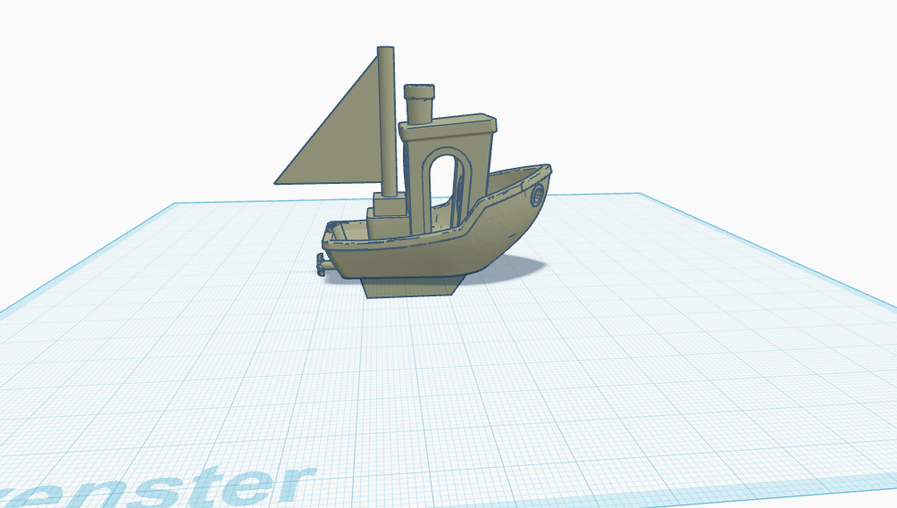 sailboat benchy