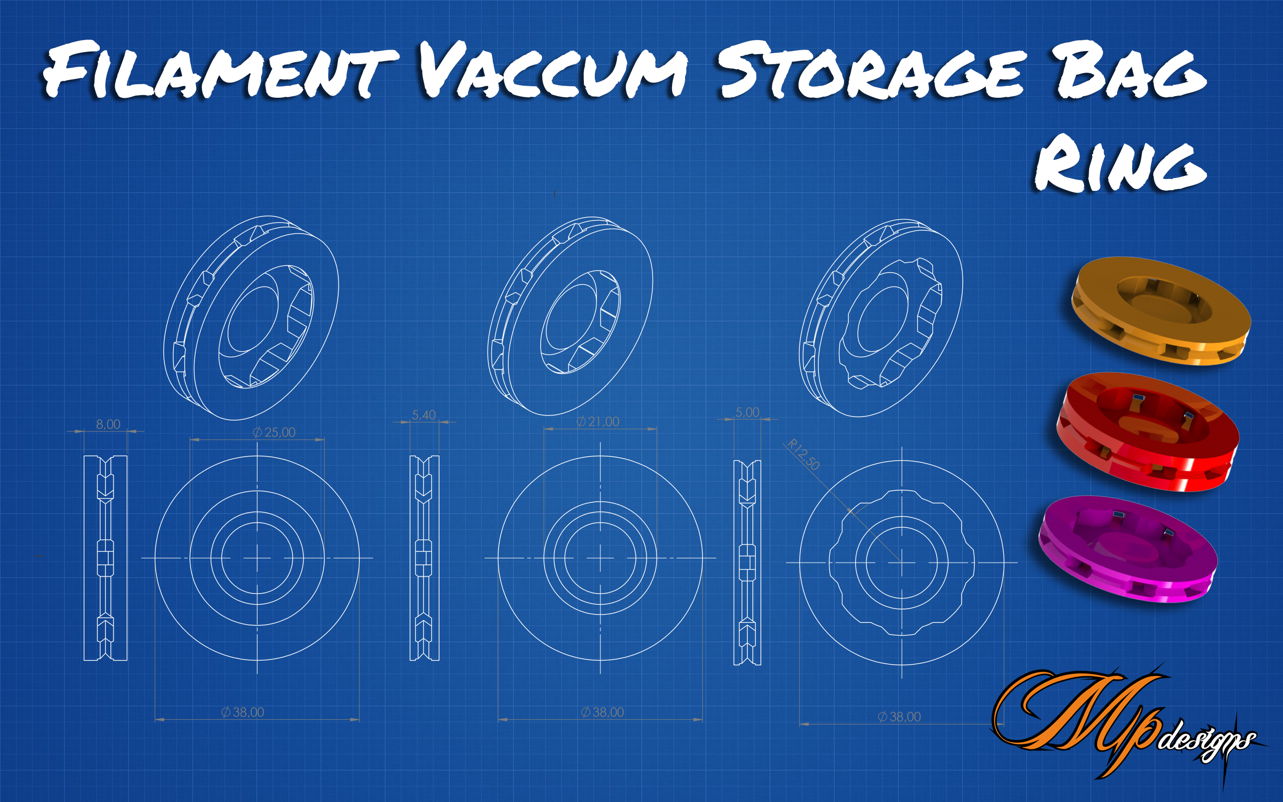 Filament Vacuum Storage Bag - Ring