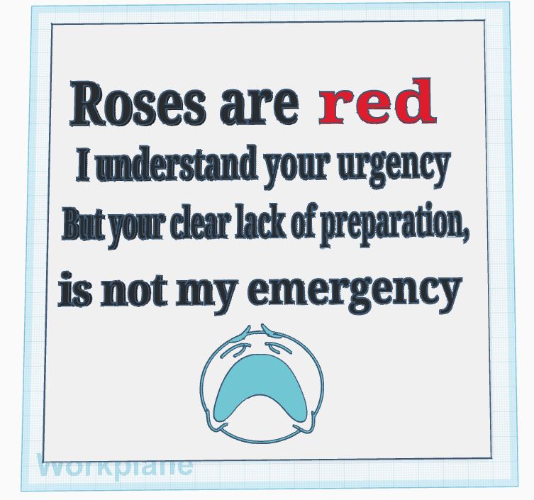 Lack of Preparation Sign