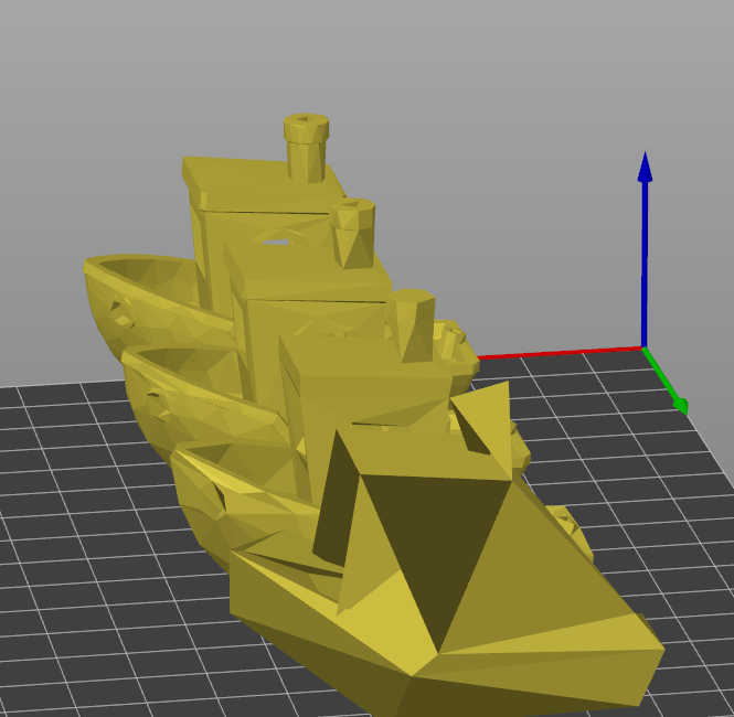 Miniatura 2 do modelo 3D Very low poly benchy