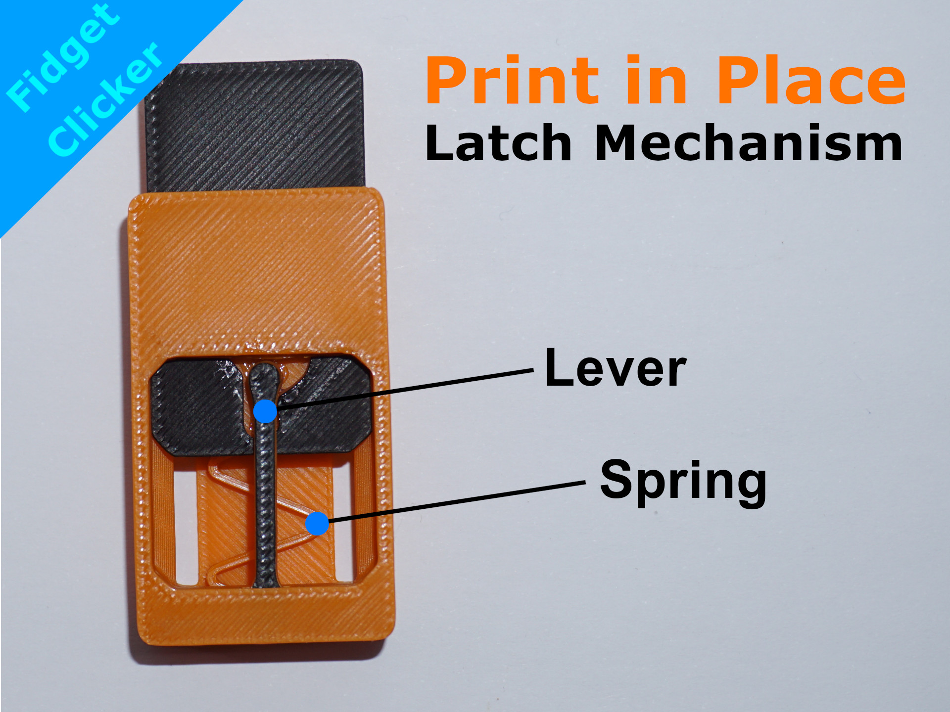Fidget Latch Clicker - Next Level Torture Test