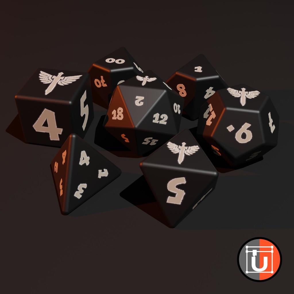 Paladin Dice Set for DnD