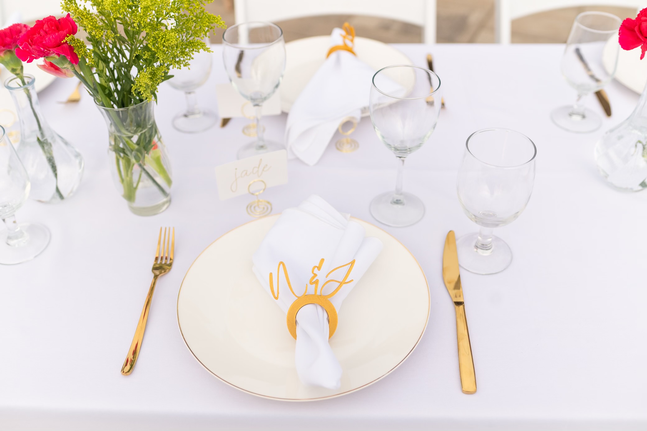 Initialed Napkin Ring