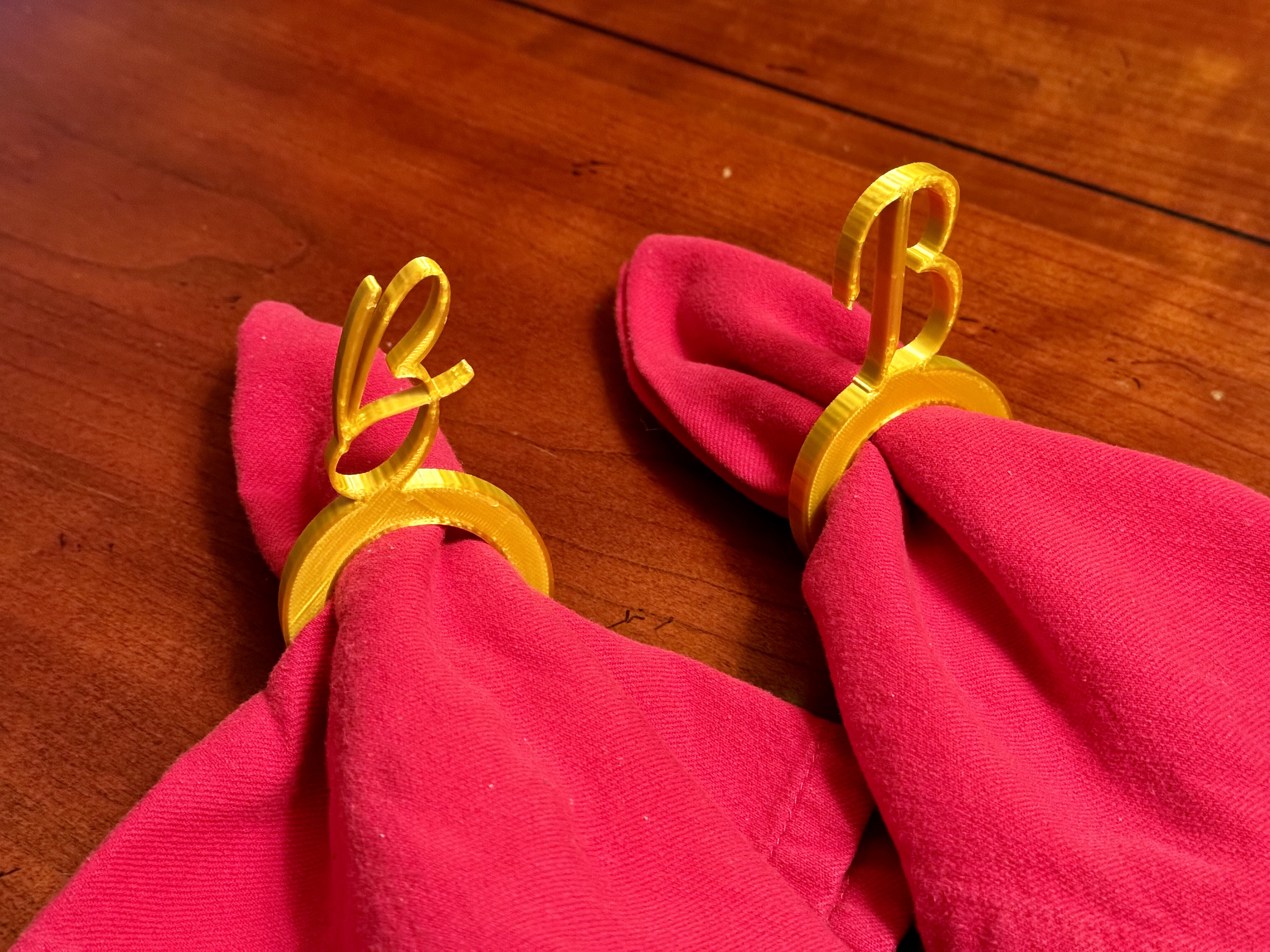 Initialed Napkin Ring — thumbnail 3