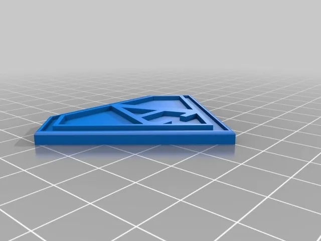 Super Man Name Badge