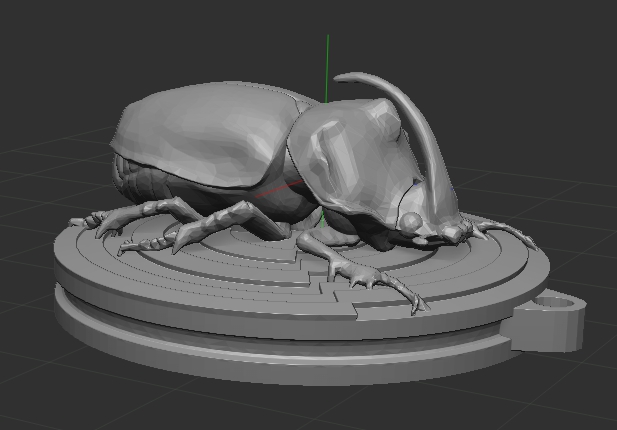 Beetle Keychain – Free STL File for 3D Printing