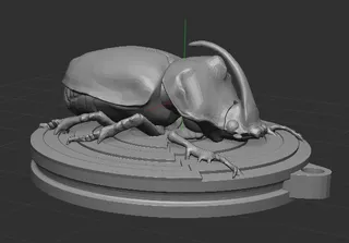Beetle Keychain – Free STL File for 3D Printing