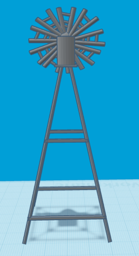 old farm wind mill