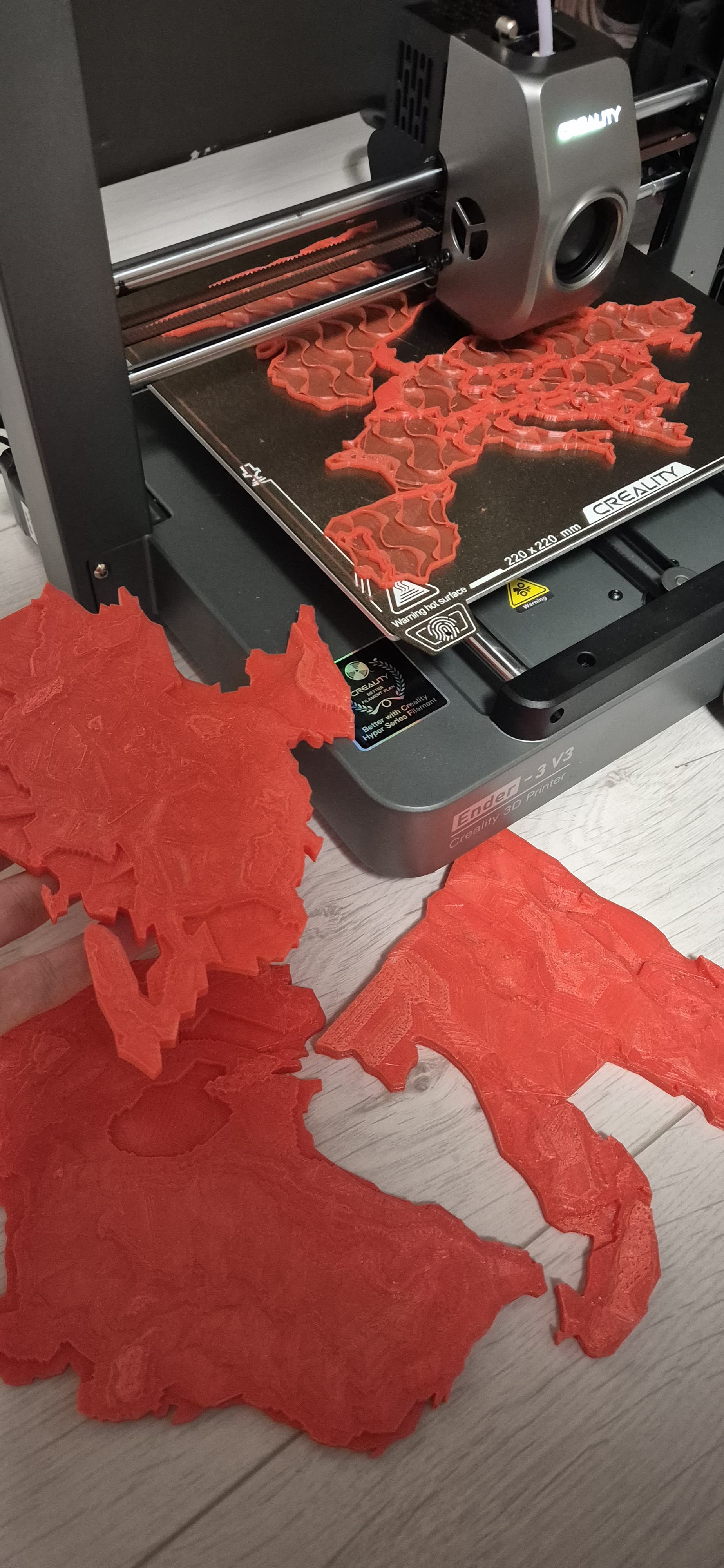 World map 3d with elevation | (grouped & adjusted (cut) for smaller bed types - 220x220)