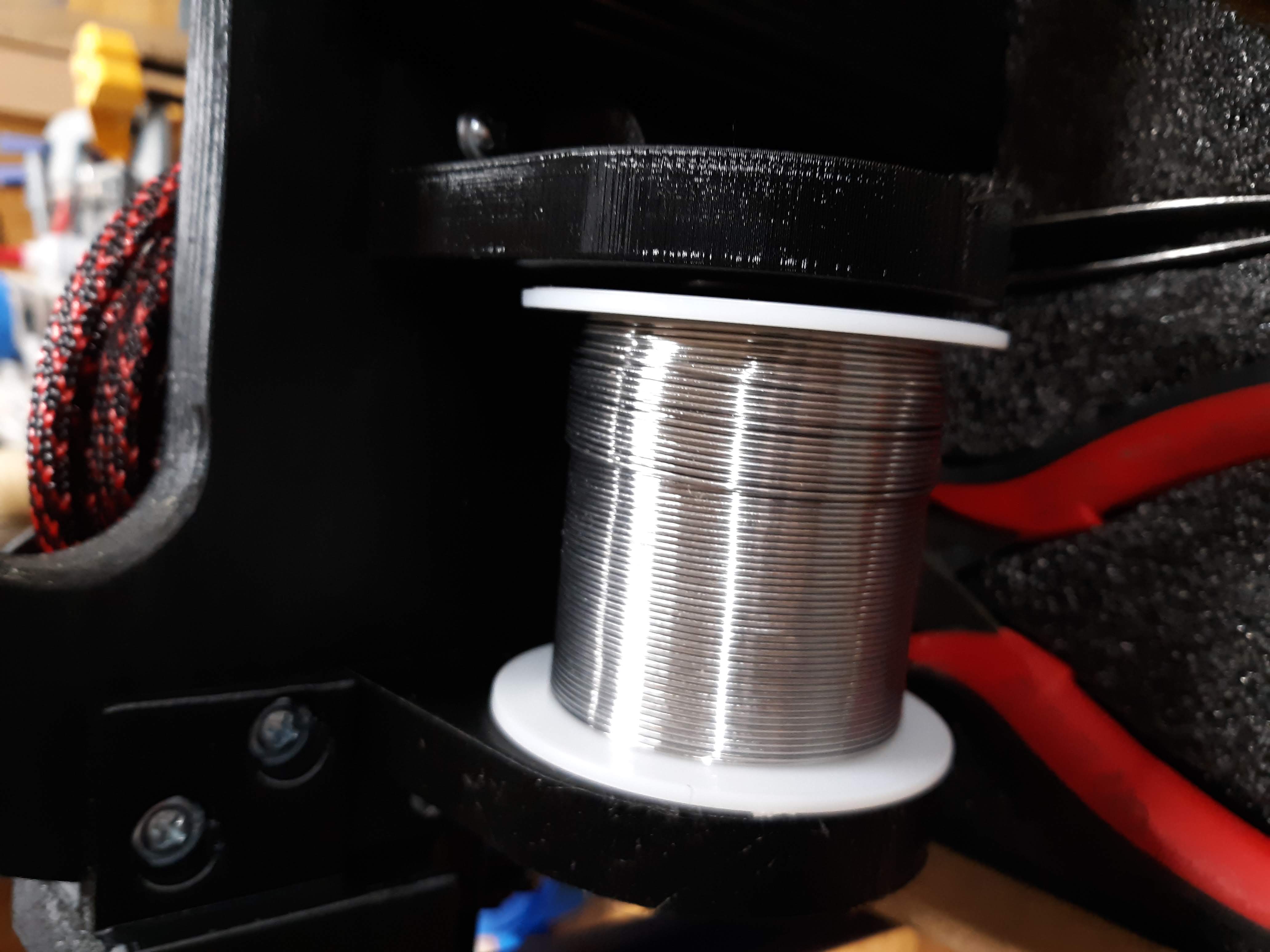 Solder Spool Holder - Side Mount