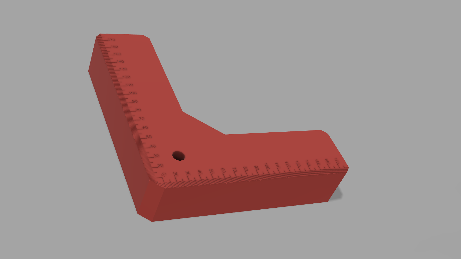Woodworking clamping square Klampingsquare 180mm with scale