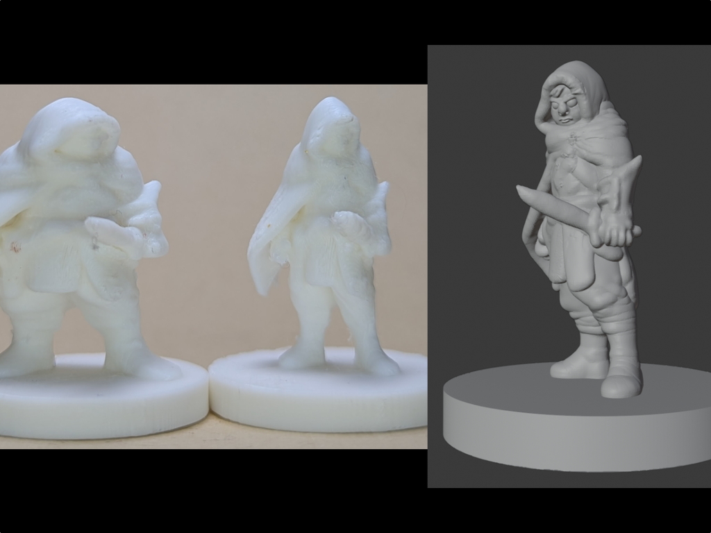 Halfing Rogue (20mm + chonky version) (DND / TTRPG)
