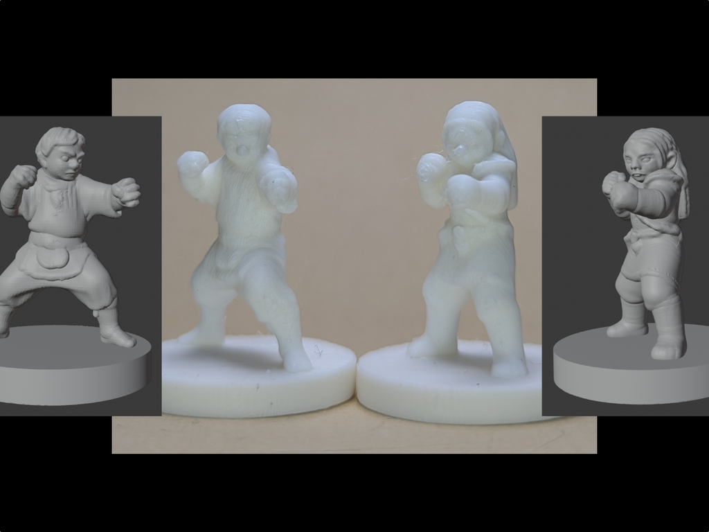 Halfling Monks (20mm) (DND / TTRPG)