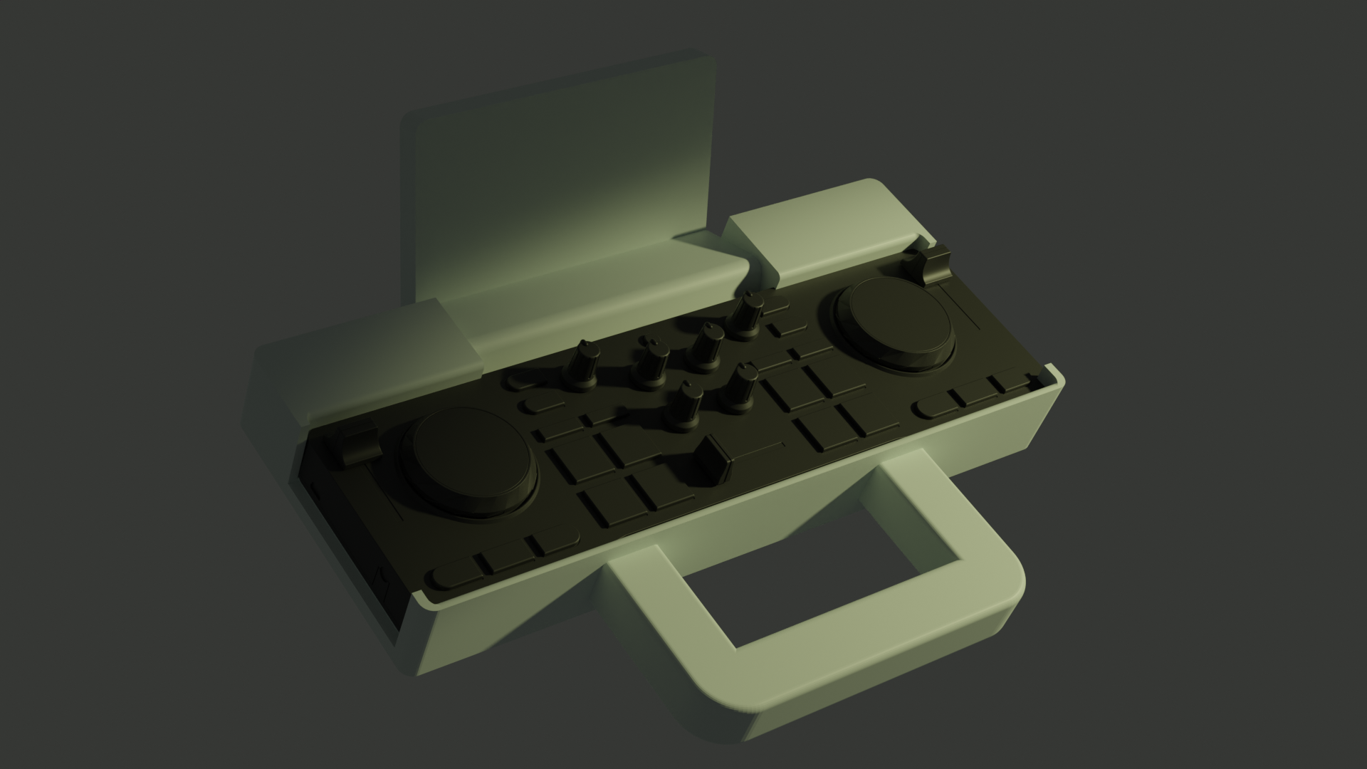 DJ Hercules Carrier With Collapsable Phone Stand