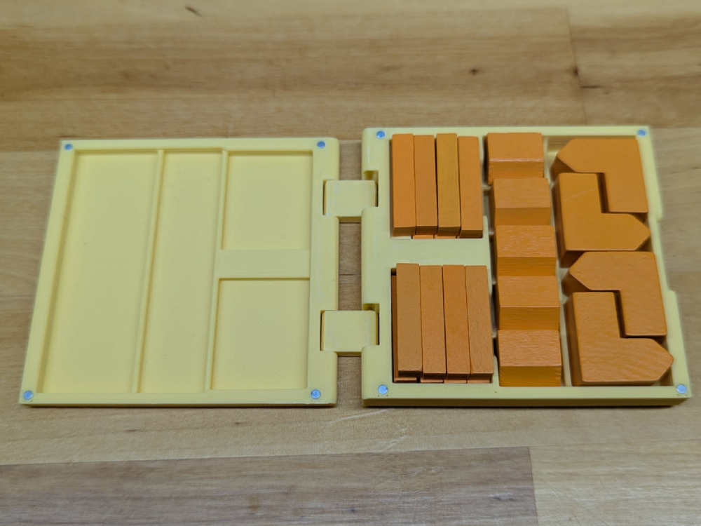 Catan Piece Holder - Print In Place 360° Hinge + Magnetic Closure