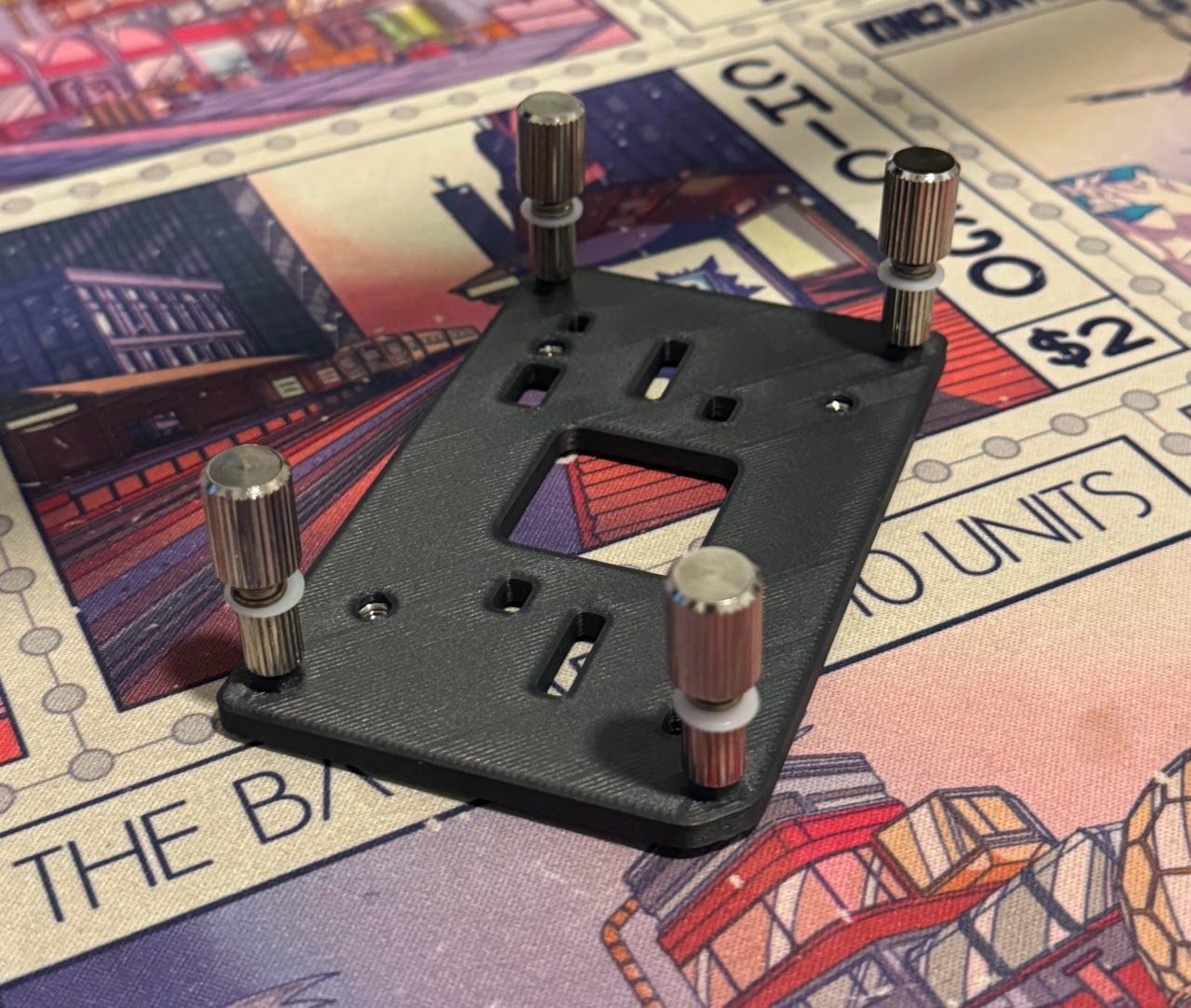 AMD AM5 Backplate w/ M4 Nut Inserts