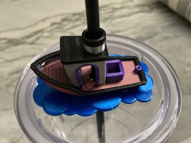 Benchy Straw Topper