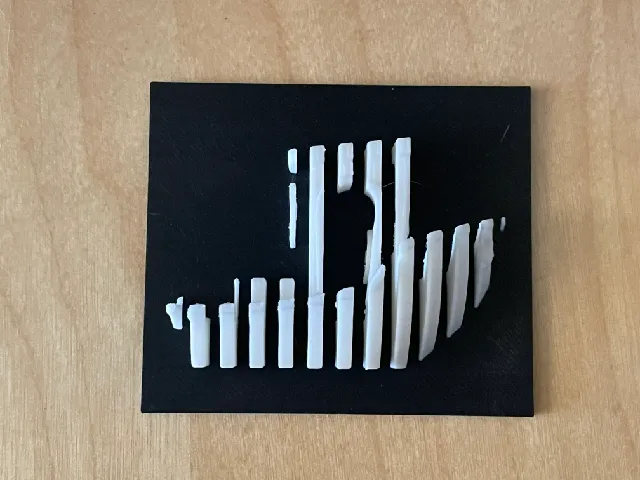Benchy Layered Sculpture