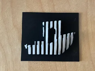 Benchy Layered Sculpture