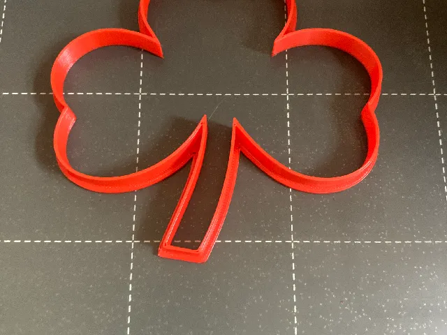 St Patrick's shamrock cookie cutter