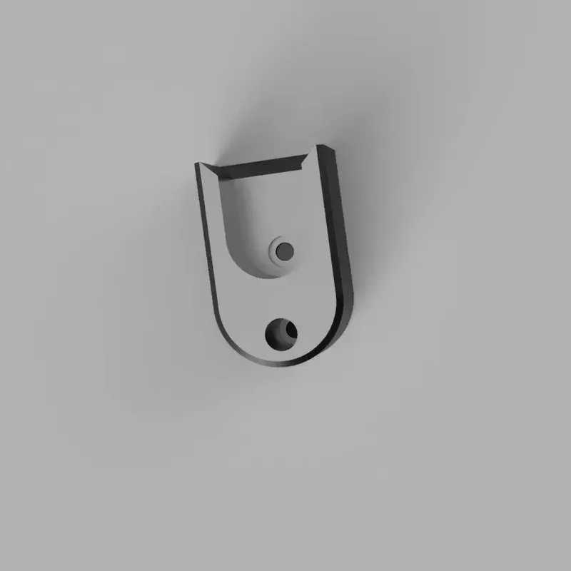 Ikea Hj lpa clothes rod holder alternative mount by Nozzle