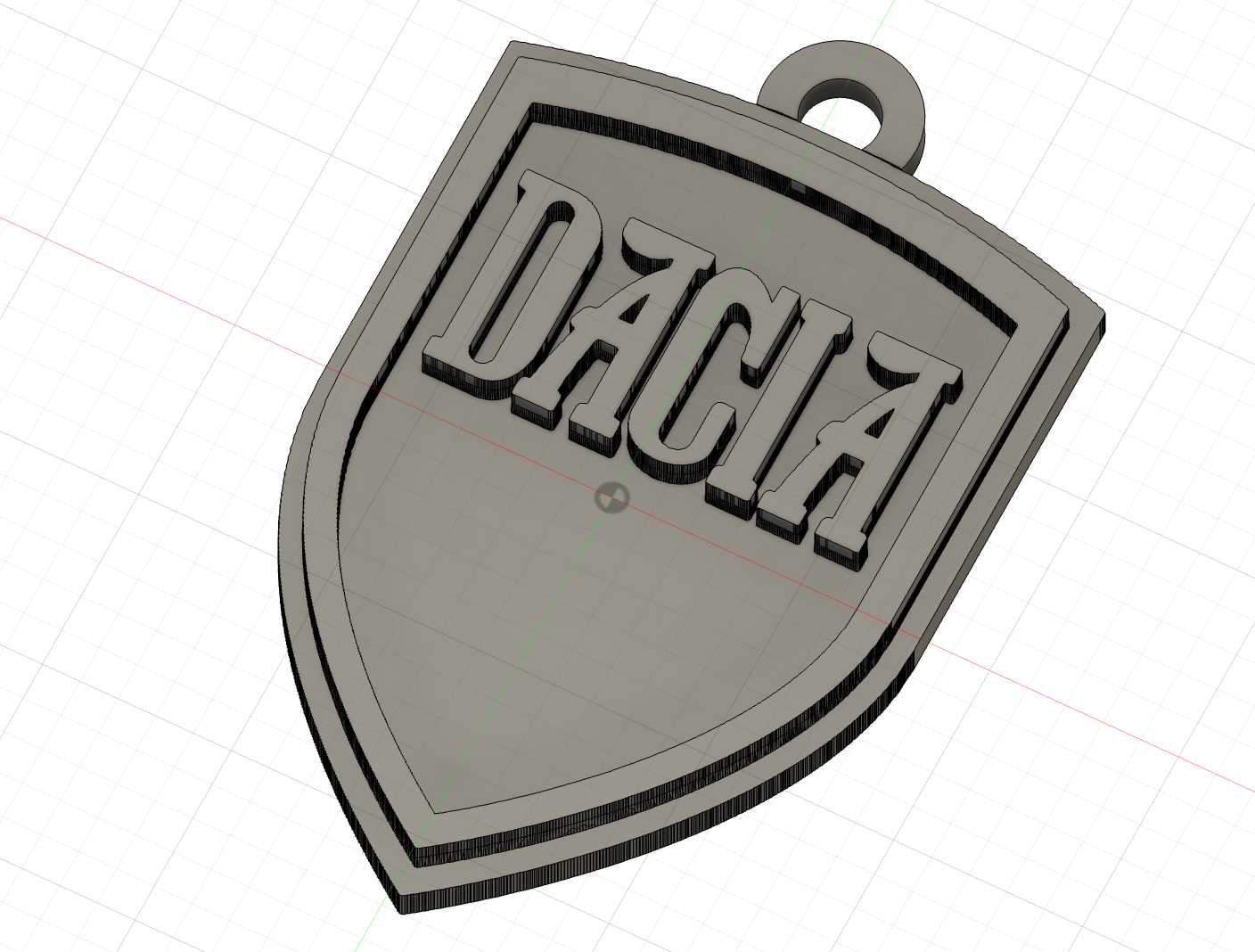 Dacia 1310 Logo Keychain