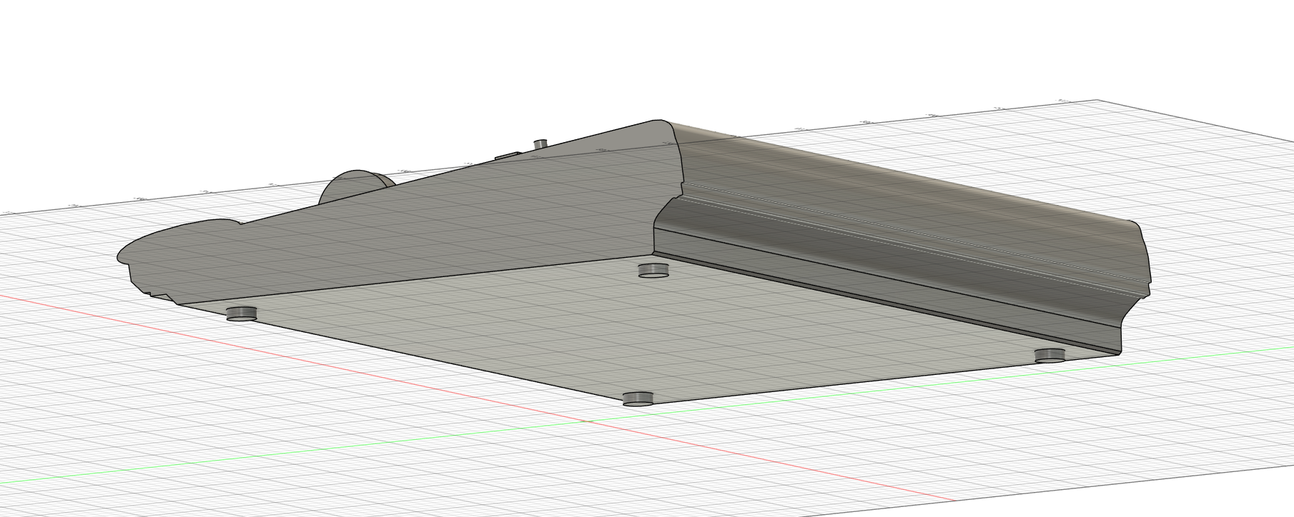 grandMA3 Command Wing 3D Model — miniatura 3