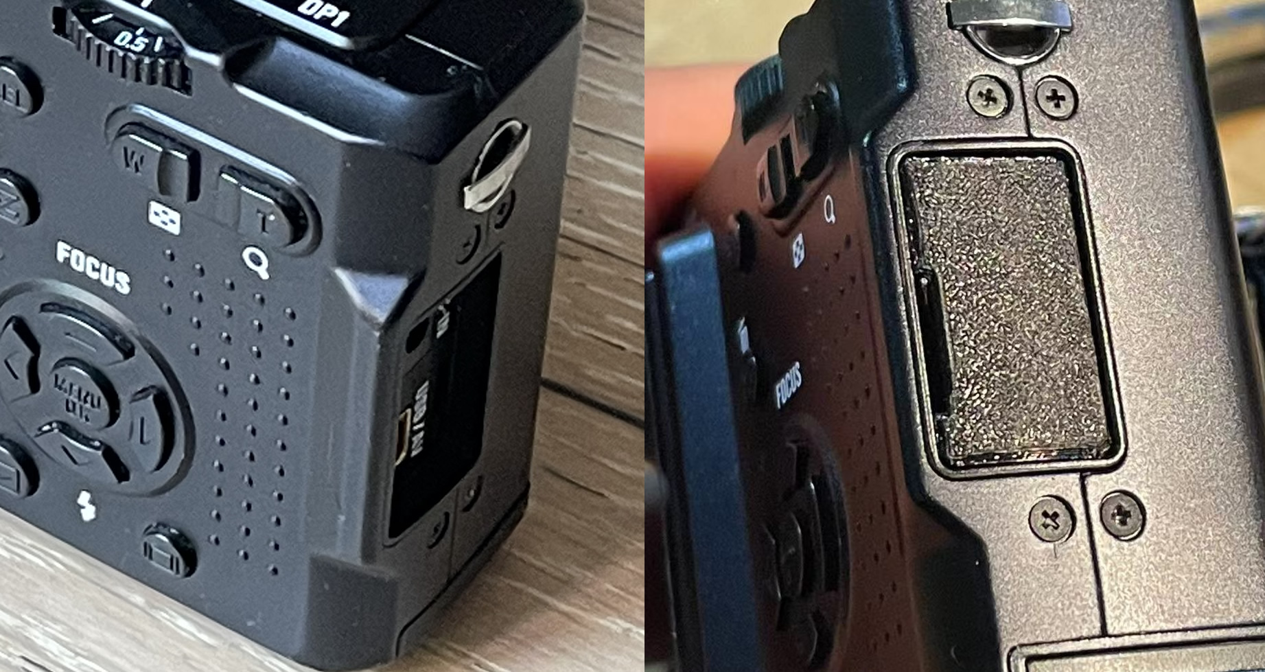 Sigma DP1 DP1S DP1X DP2 DP2S DP2X side cover