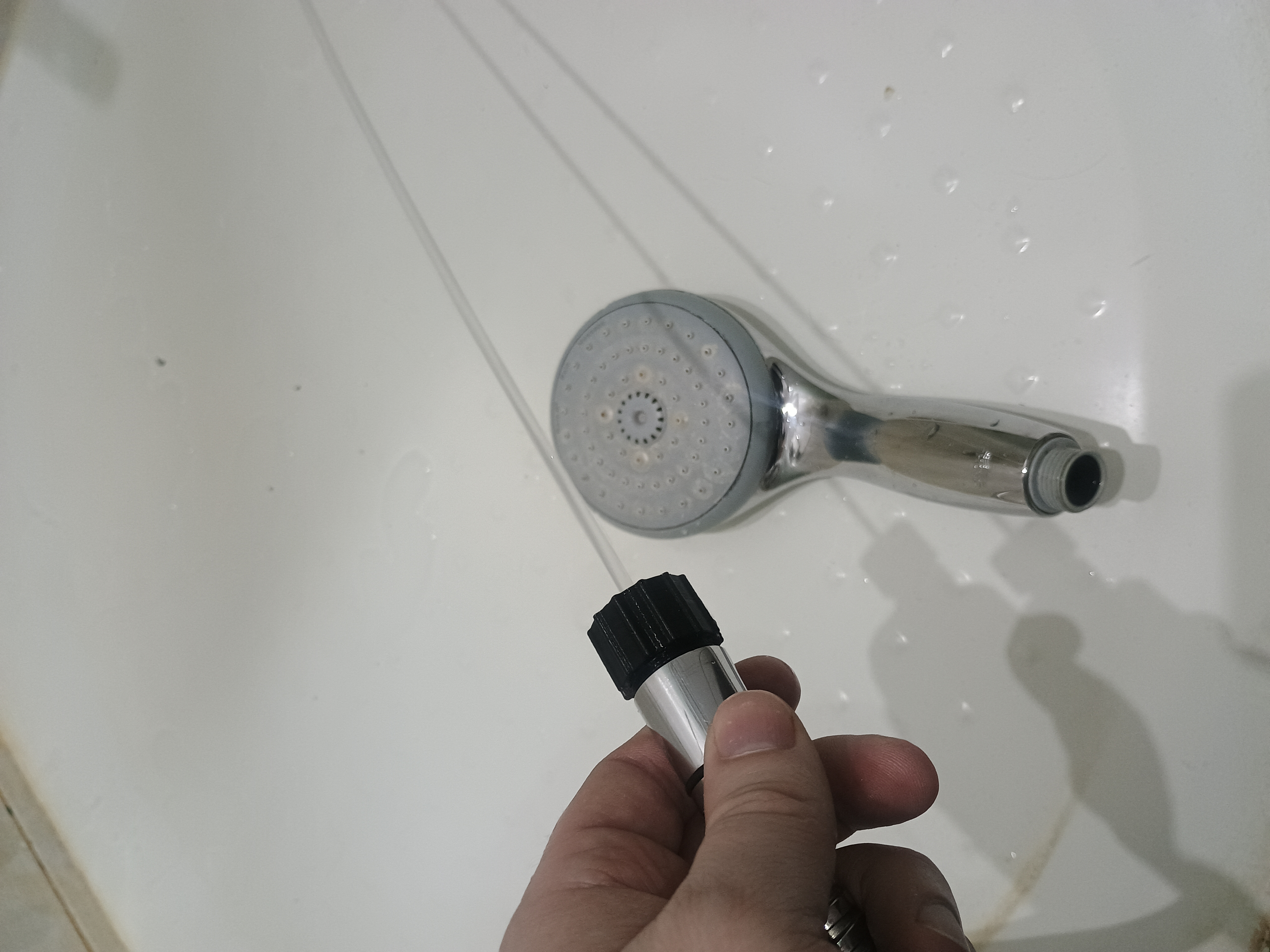shower adapter - "high-pressure water cleaning"
