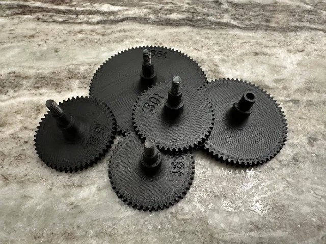 Cirkut No. 10 and No. 8 Partial Gear set