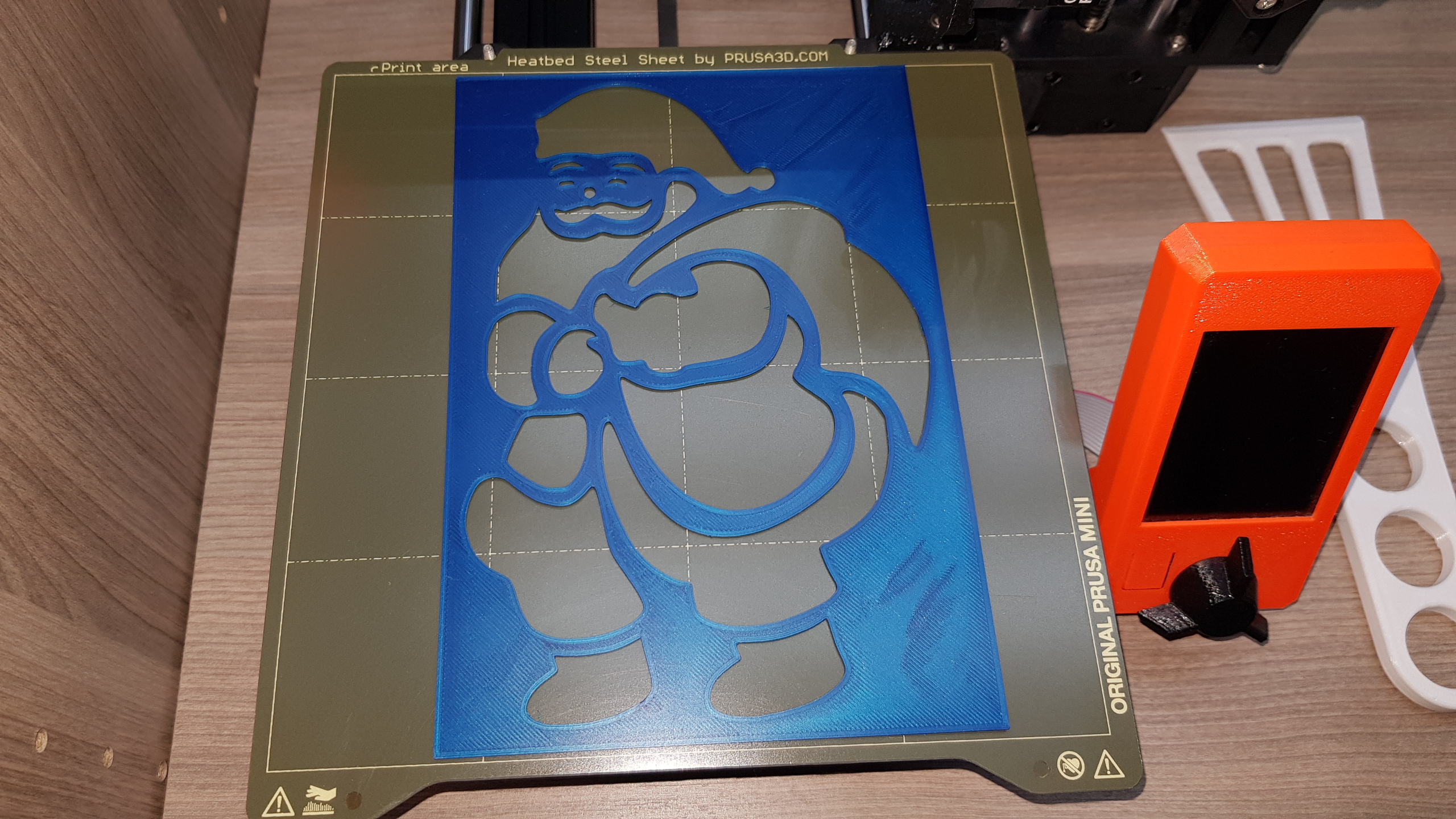 Stencil Santa