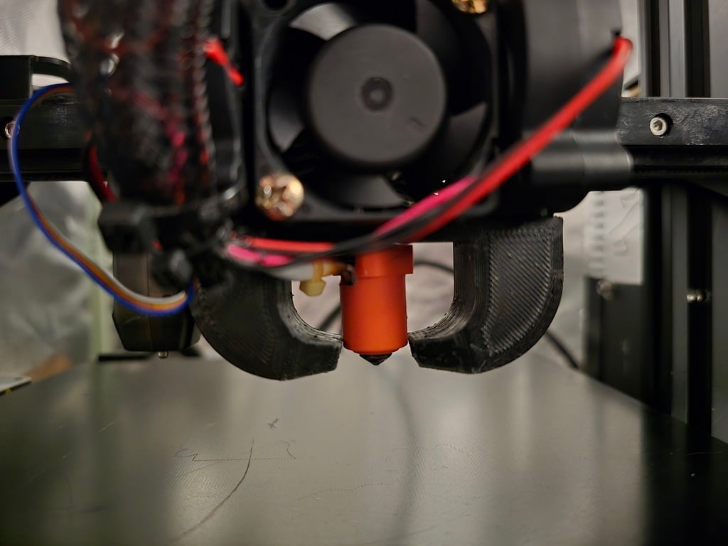 Ender 3 Neo Volcano Direct Drive 5015 Cooling Duct
