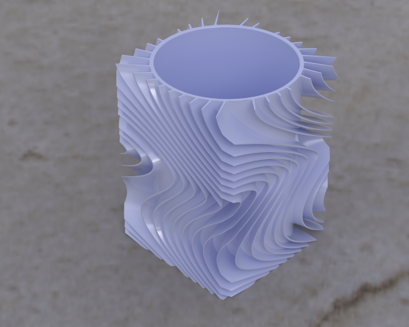 Vase Plumier