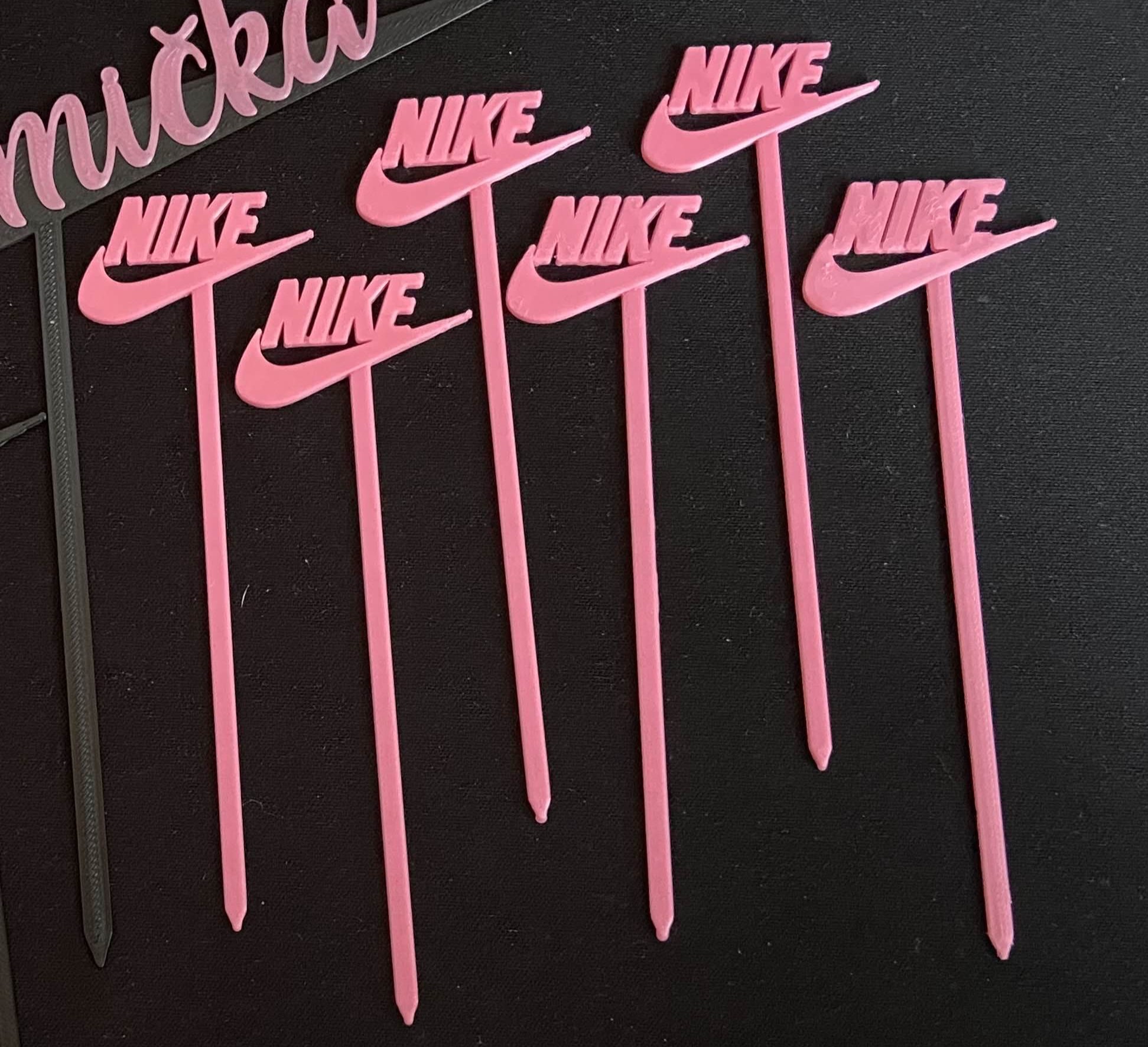 Nike cake topper