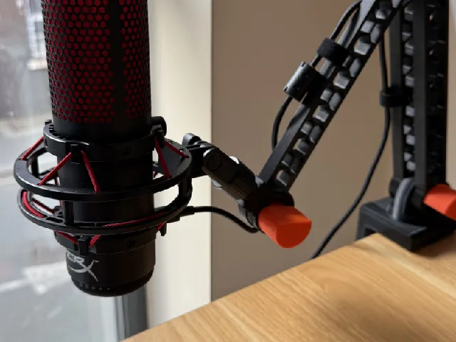 Microphone Adapter Remix for Flexible Phone Arm