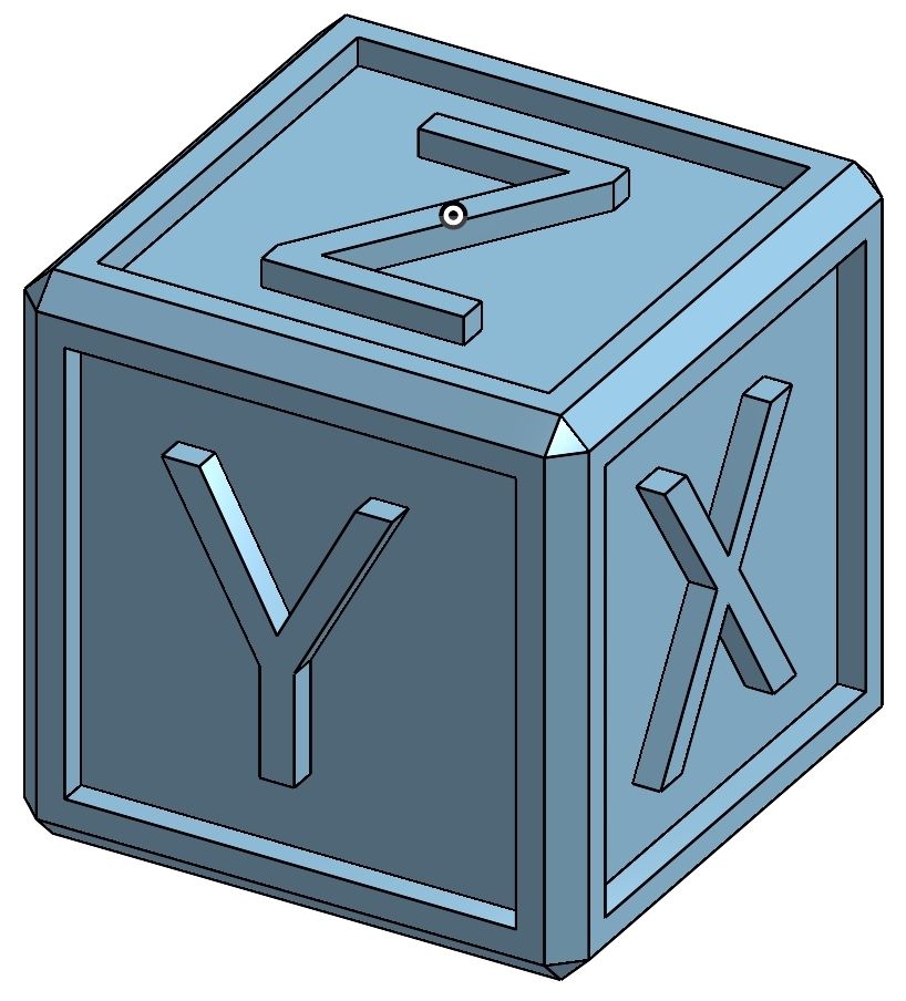 Yet another calibration cube.