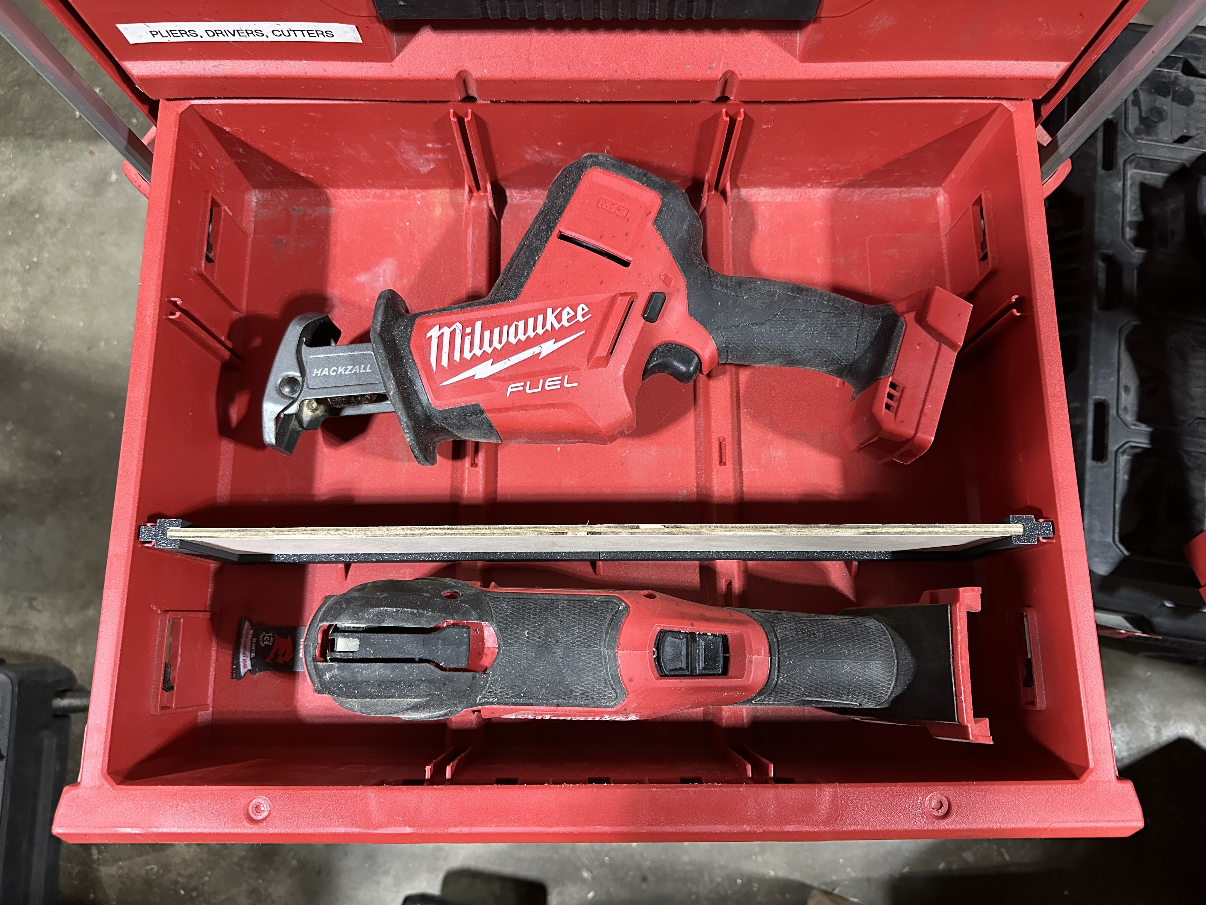 Milwaukee Packout - 3 Drawer - Wide Divider