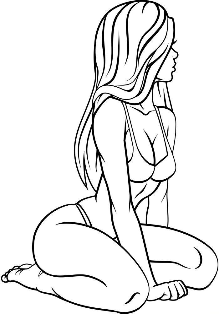 Lány 3 fali art