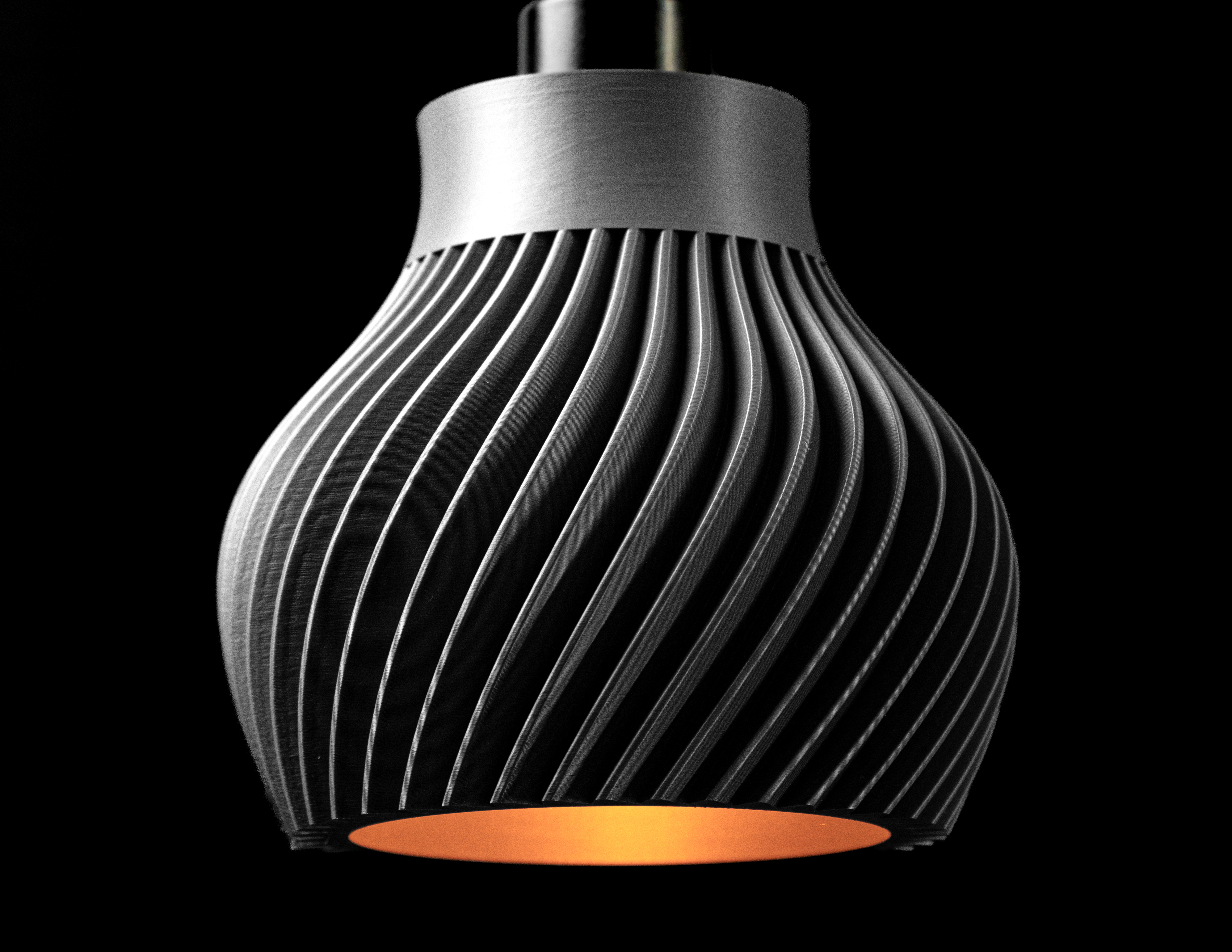 Ridged Pendant Lamp by MODERN MACHINE