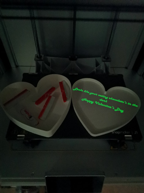 Love Heart Shaped Box with a Message