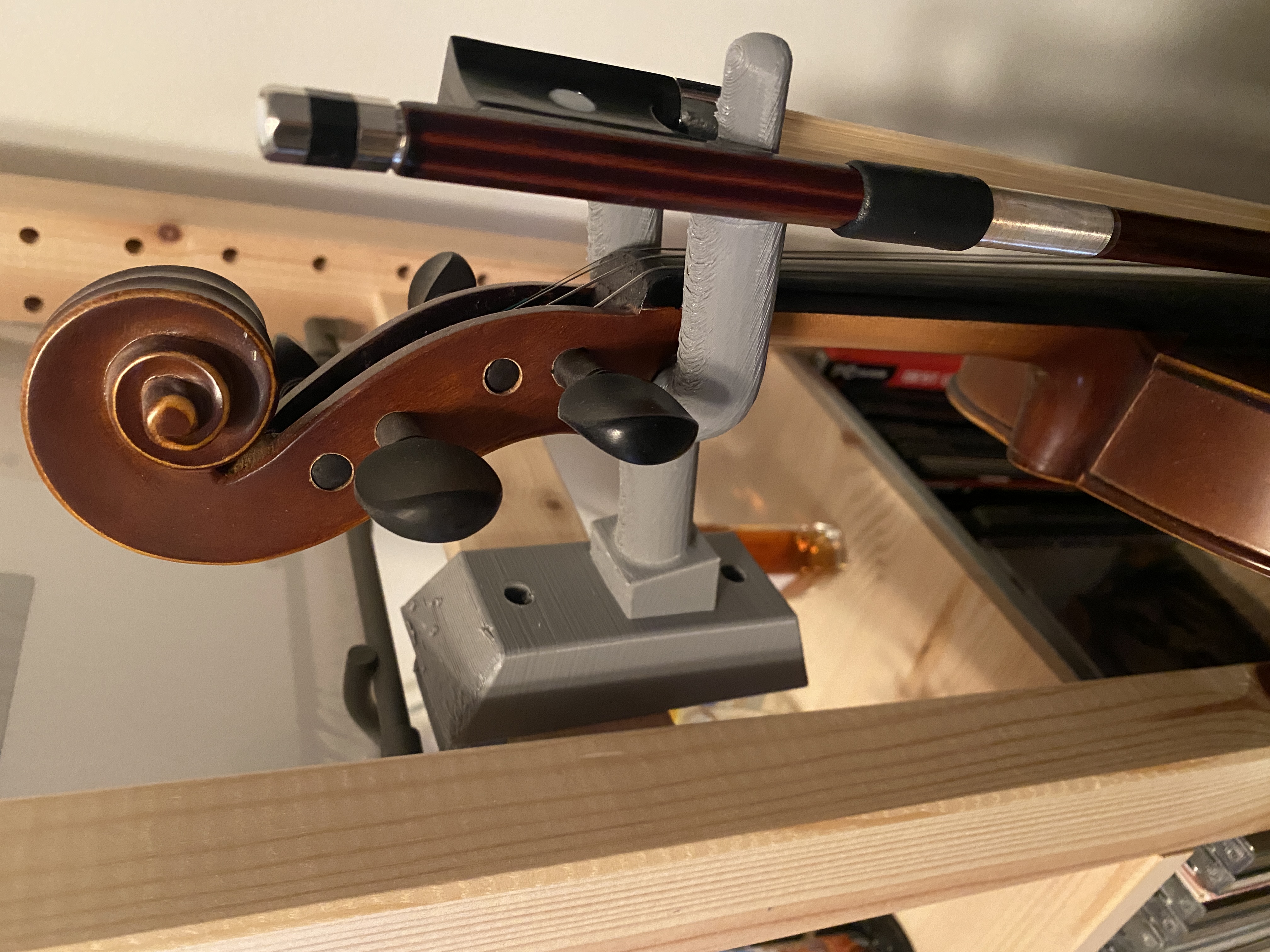 Ikea IVAR violin holder