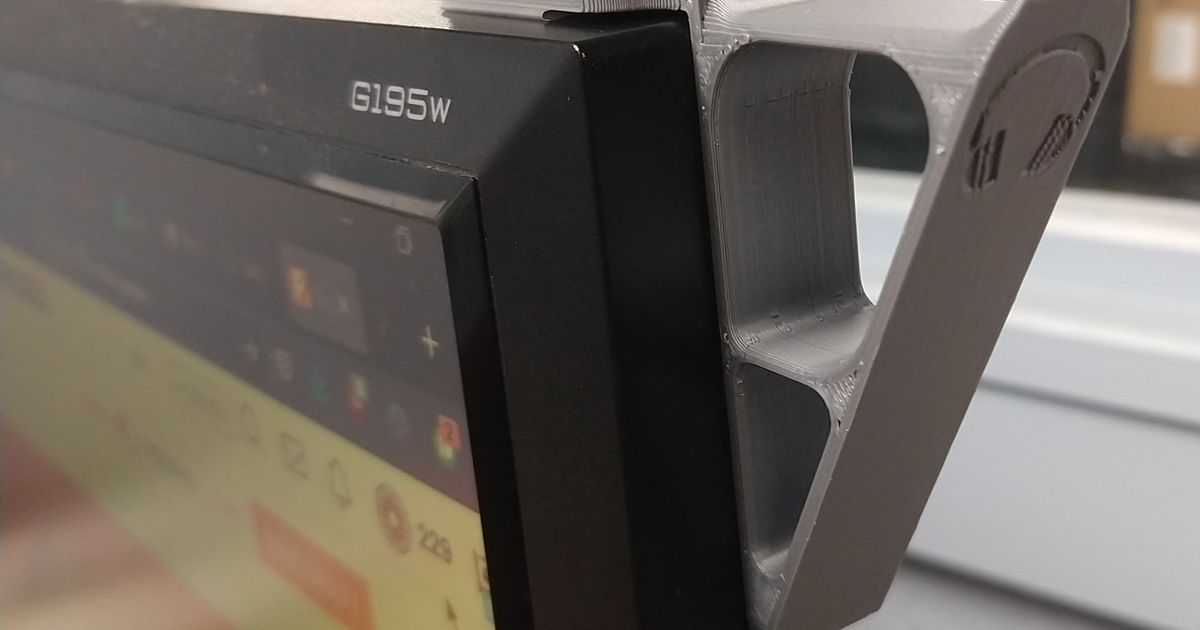 headphone stand Monitor Mounted von onus Kostenloses STLModell