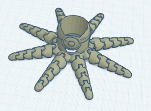 Minion Octopus Ring