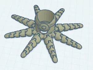 Minion Octopus Ring