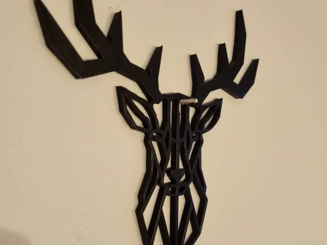 Large DEER Wall Art - split design