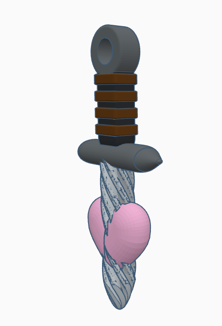Figet Toy Sword into Heart